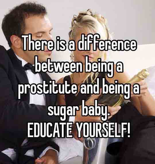 Is it legal to be a sugar daddy? sugar baby, prostitution, difference